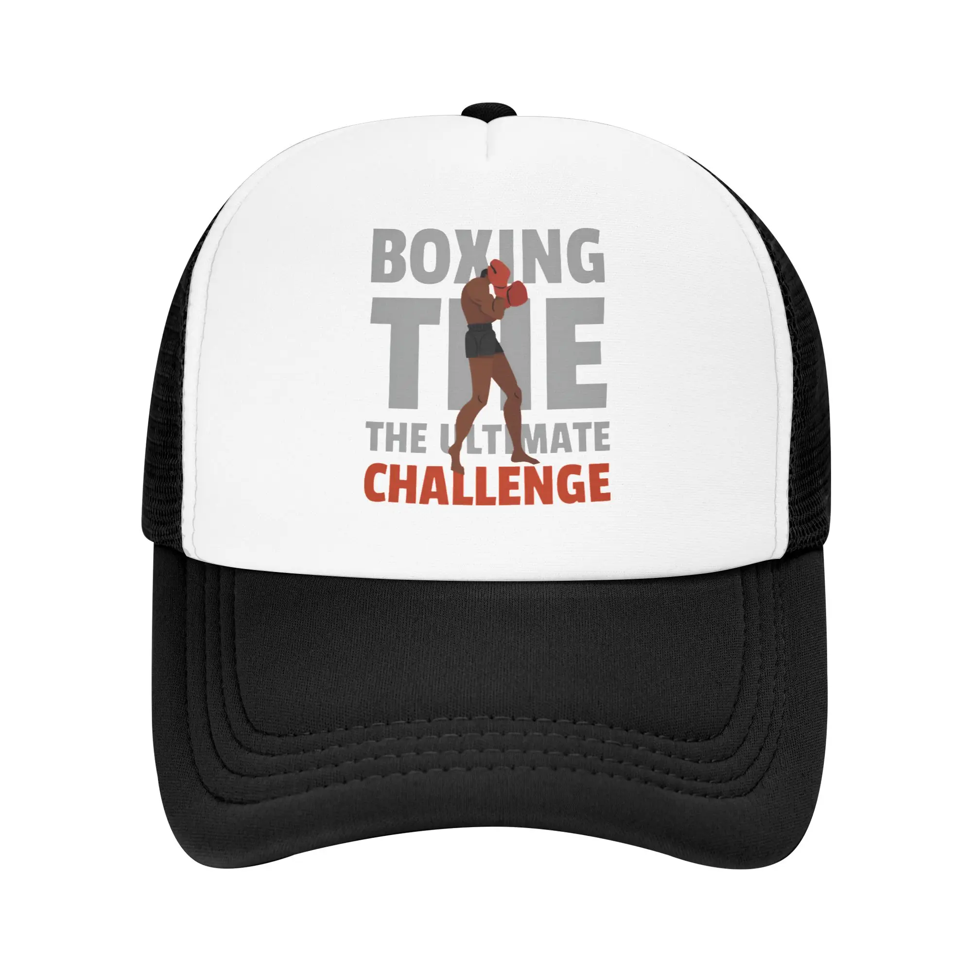 Boxing The Ultimate Challenge Baseball Cap for Men Adjustable Boxer Fighter Life Trucker Hat Streetwear Snapback Dad Hats