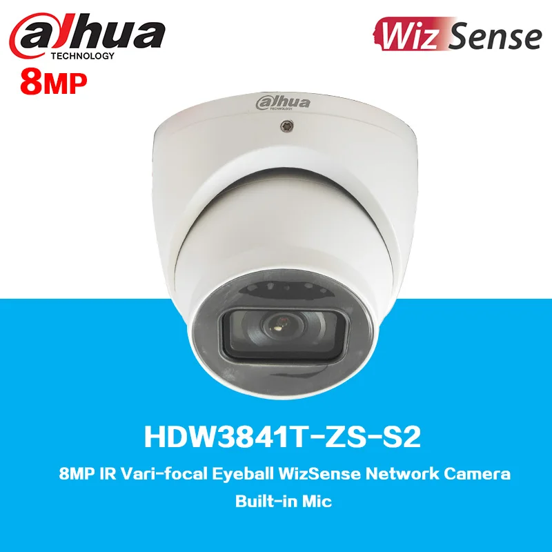 

Dahua 8MP IR вариофокальный глазный шар WizSense сетевая камера IPC-HDW3841T-ZS-S2