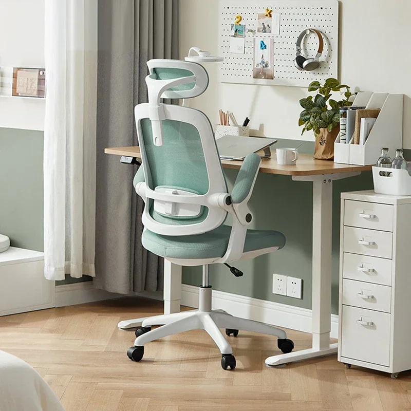 

Удобное кресло для работы, компьютерное кресло, расслабляющее роскошное удобное игровое офисное кресло для ног, регулируемая по высоте мебель для встреч