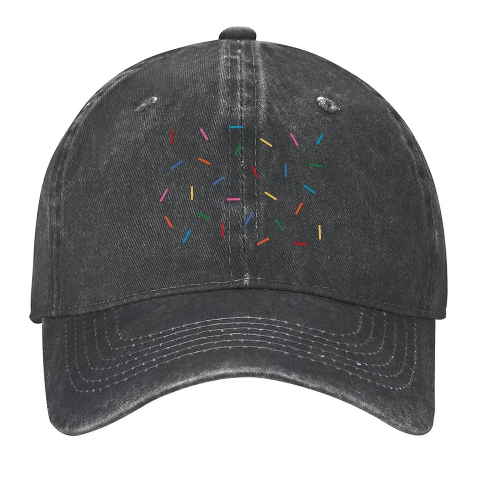 

Colorful Sprinkles Baseball Cap hats on offer Streetwear Snap Back Hat Hat Man Luxury Man Women's