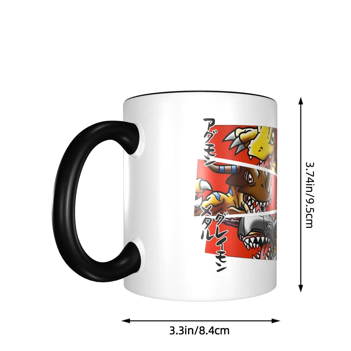 Digimon Monster Novelty Mug Novelty Anime Coffee Cup Gifts For Woman Man 4