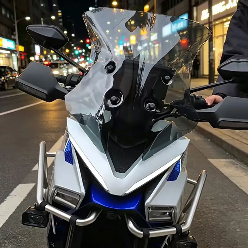 For ZONTES 703T Waterbird Style Motorcycle modified windshield front windscreen chest protector windproof rainproof board