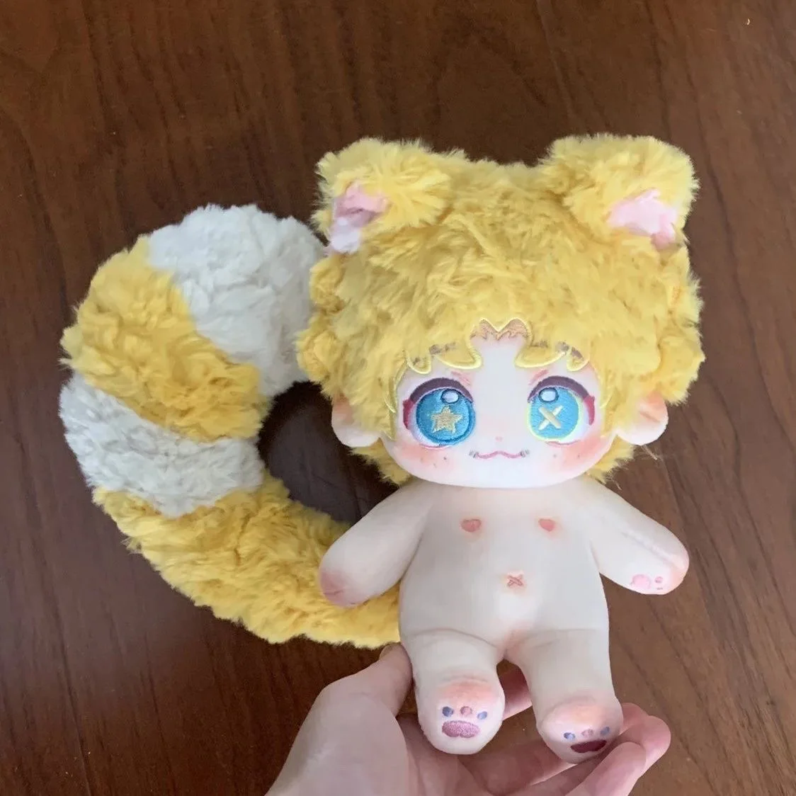 20cm Anime Identity Ⅴ Anne Lester Toy Merchant Cosplay Soft Plush Doll Body Dress Up Stuffed Toys Dolls Figures Plushies Gift