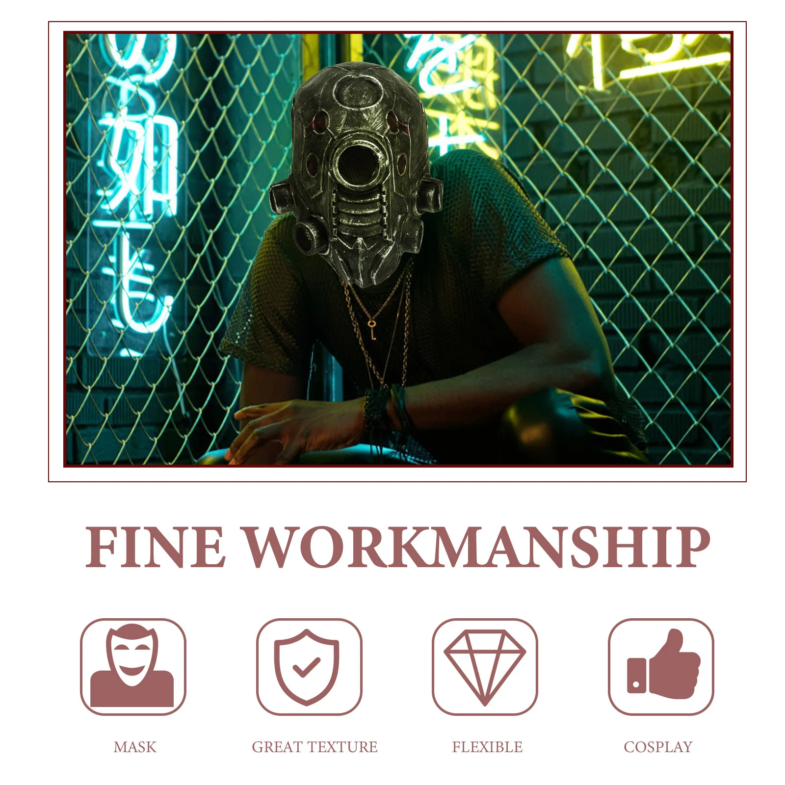 Steampunk pour adultes et adolescents, léger et Durable, accessoire de Costume d'halloween, accessoires de jeu de rôle de fête, masque de Cosplay d'halloween