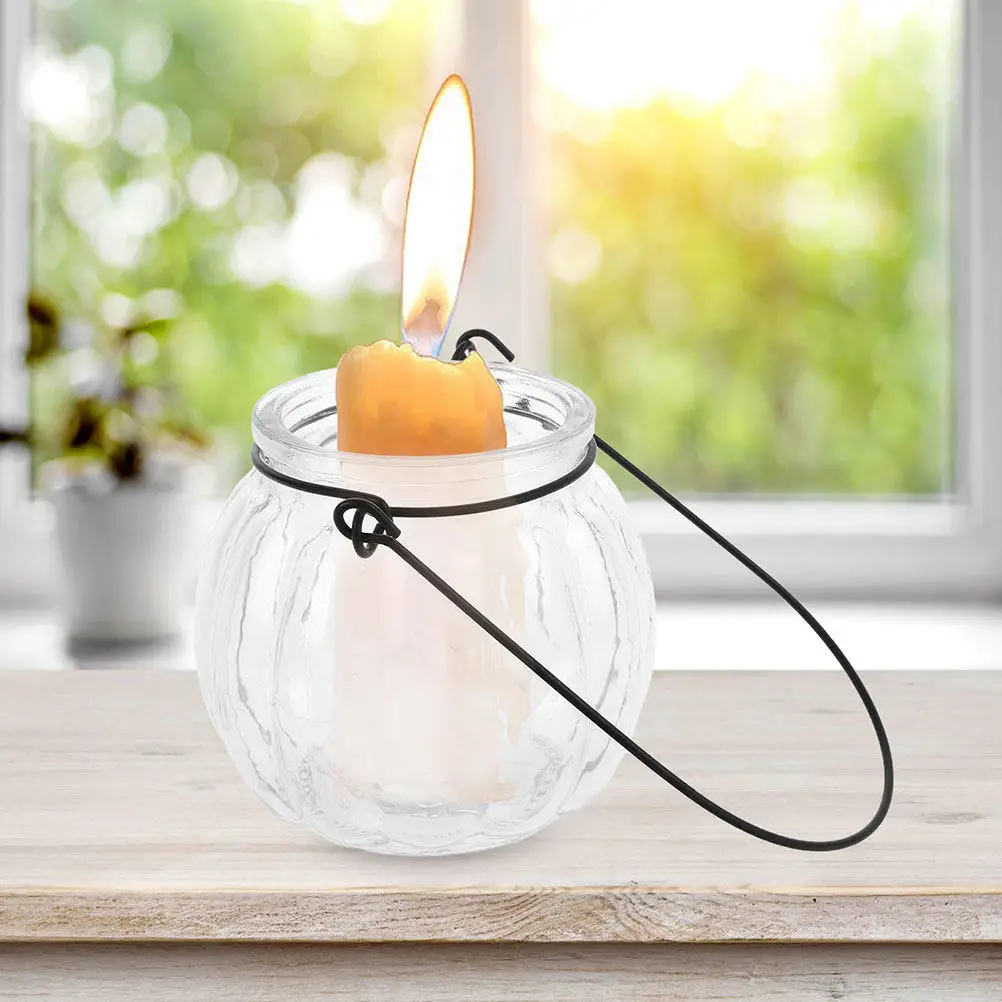 Support en verre transparent vide pour bougie chauffe-plat, récipient décoratif pour cire, idéal pour l'aromathérapie et la décoration de table à la maison