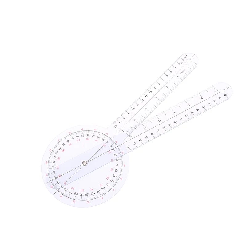 Goniometer Medical Joint Ruler Calibrated Orthopedics Spinal Finger Angle Ruler Protractor