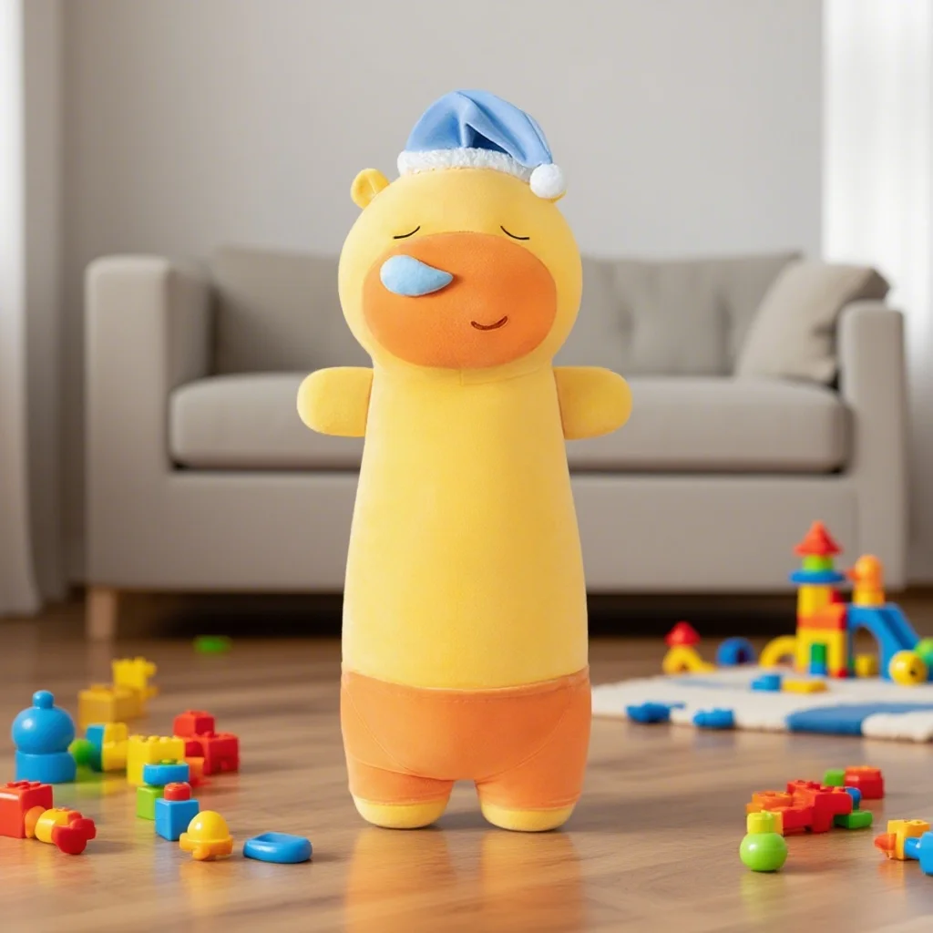 

Good Night Capybara LuLu Plush Toys Cozy Soft Cartoon Animal Throw Pillow Chubby Anime Capybala Doll Cute Kids Companion