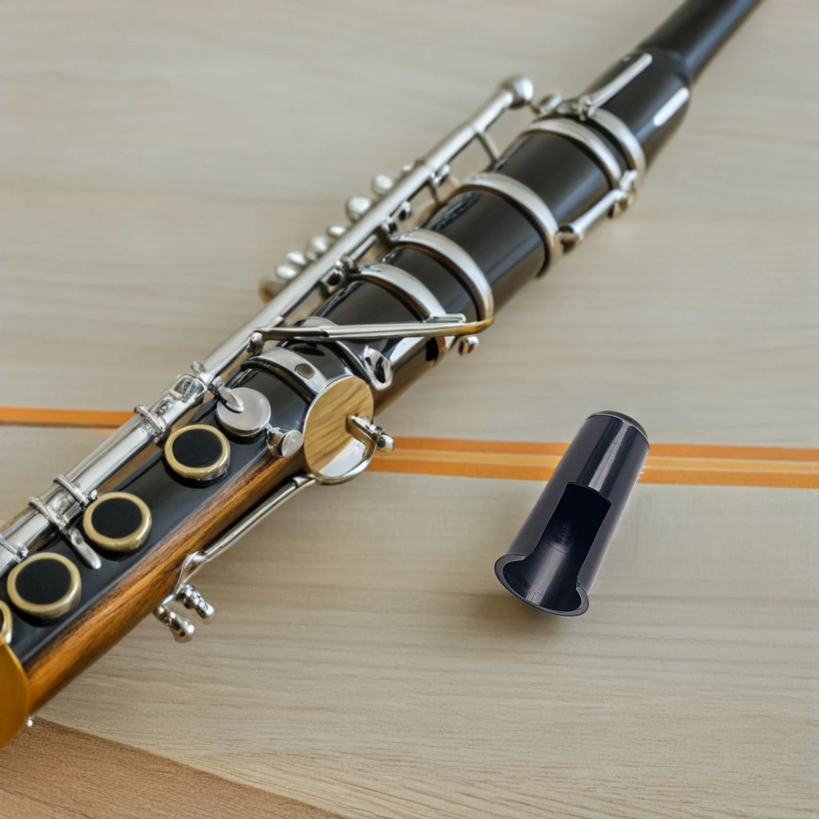 

Soprano Plastic Saxophone Mouthpiece Cap Black Protective Cover for Storage Transport Woodwind Wind Instrument Parts