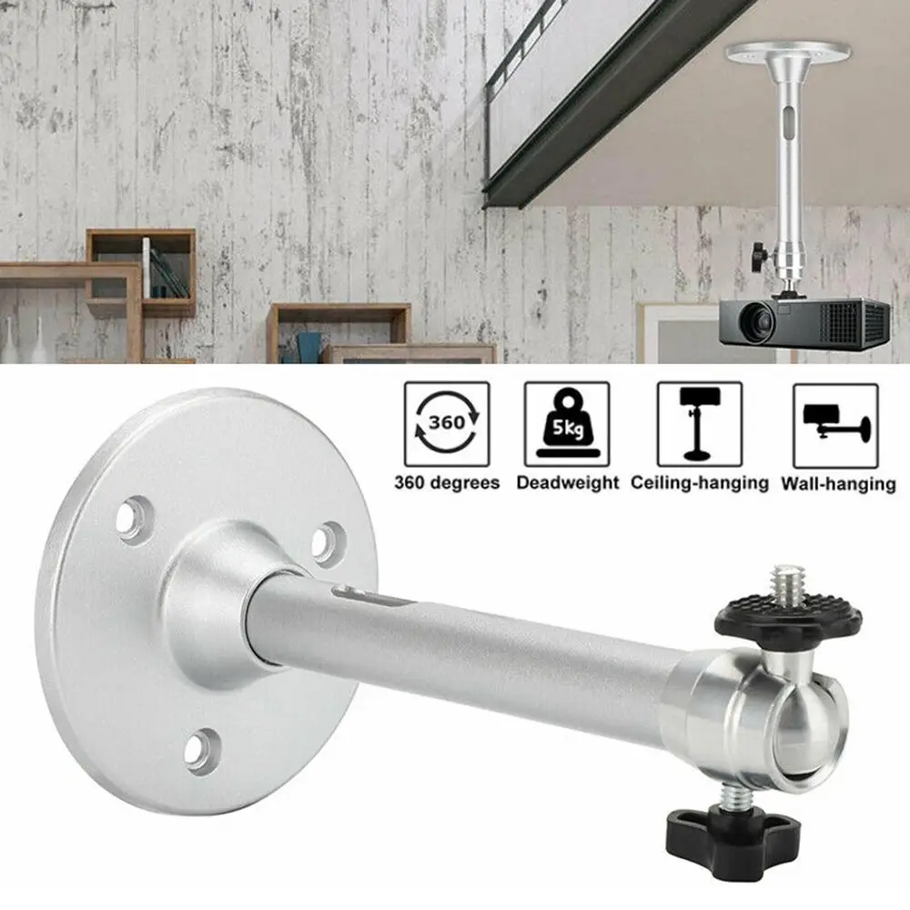 Universal LCD Mini Projector Ceiling Wall Mount Bracket Aluminium Holder Projects Accessories Home Audio Video Equipments