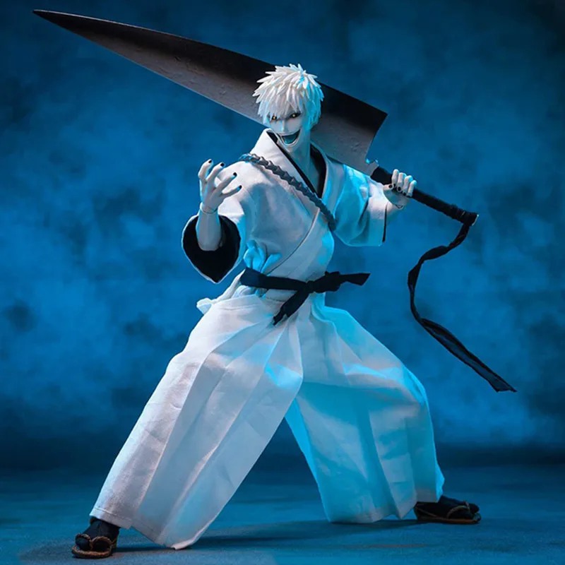 

1/6 Male Soldier Action Figure With Head Carving Accessories White Lord Void White Ichigo Model 12Inch Full Set GT-004 Toys Doll