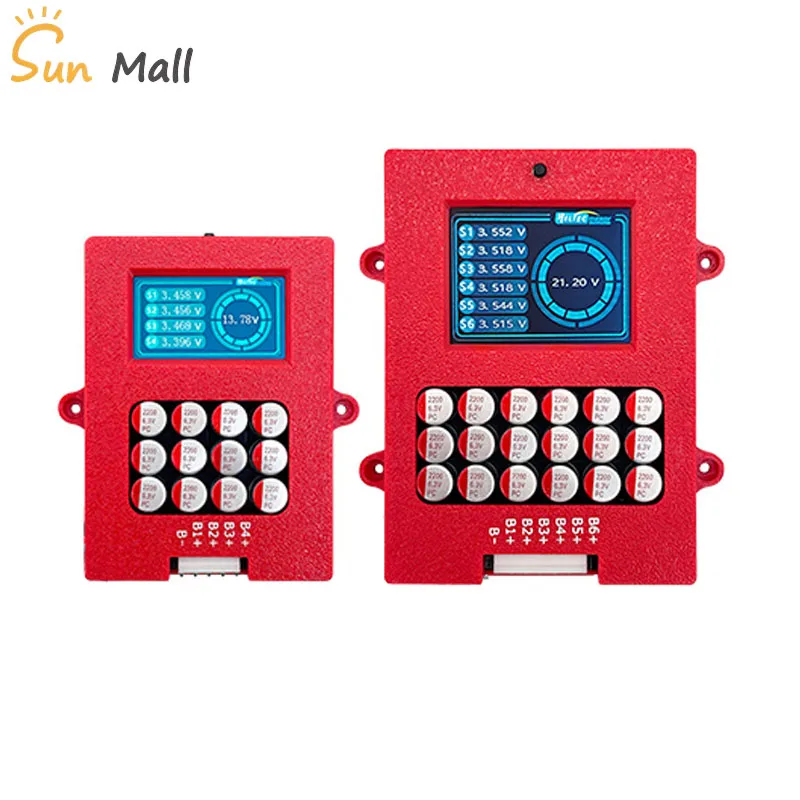 

5A Lipo/lifepo4 active balancer 4s 6s 8s with Voltage Dispaly 12V Lithium Battery Energy transfer Active Equalizer