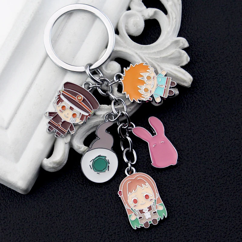 أنيمي المفاتيح المرحاض ملزمة Hanako-كون الشكل يوجي أماني ياشيرو نيني ميناموتو كو قلادة سيارة حلقة رئيسية حقيبة اكسسوارات هدية #4