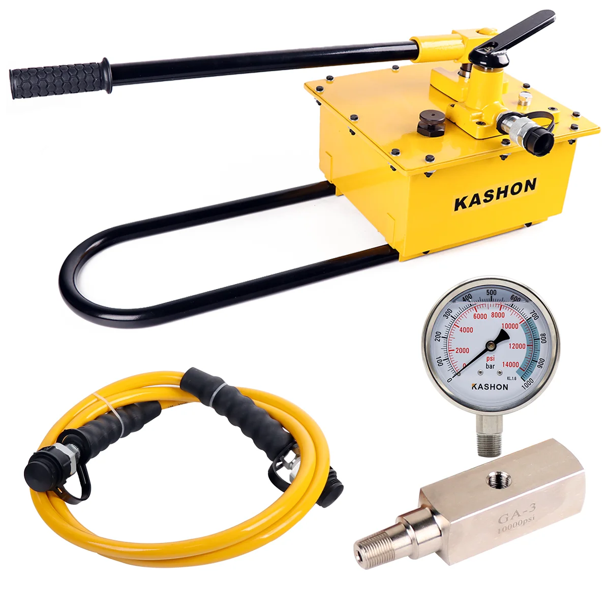 Manual Pump Set 7L Single-acting Two Speed Lightweight Hydraulic Hand Pump Manual Pump
