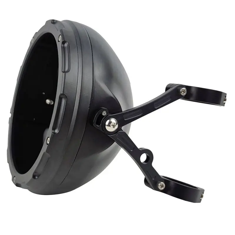 

Leading-Edge-Headlight Lamp Housing Headlight Mount Bracket Motorcycle 7 Inch Headlight Lamp Housing