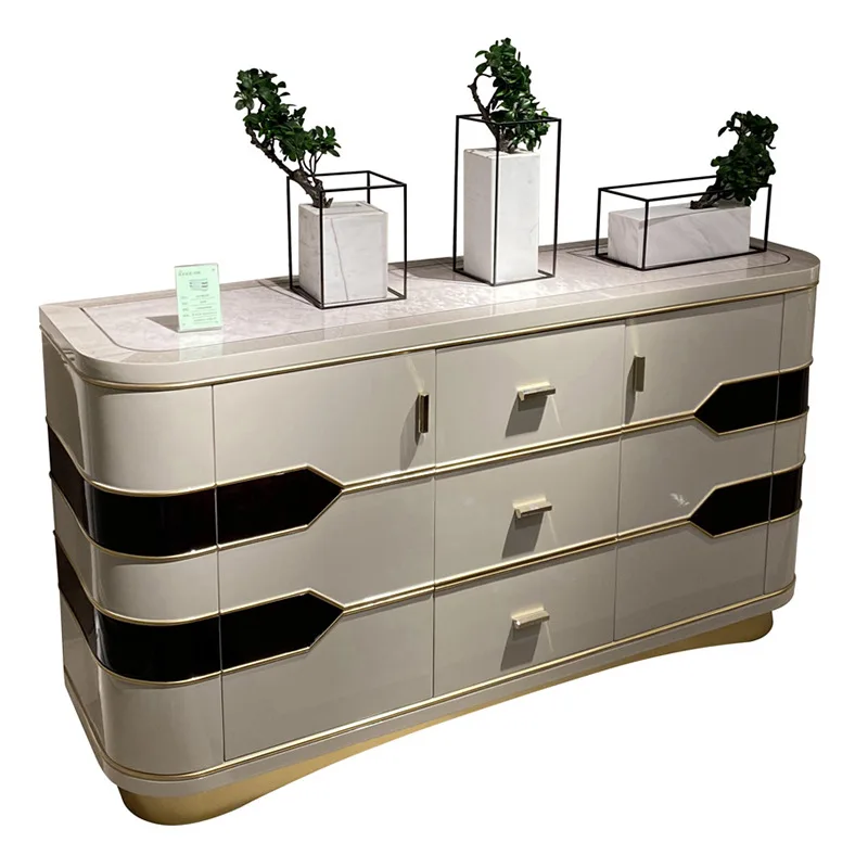 

Hong Kong-style sideboard, small apartment, living room, modern simple storage cabinet, household entryway, new furniture