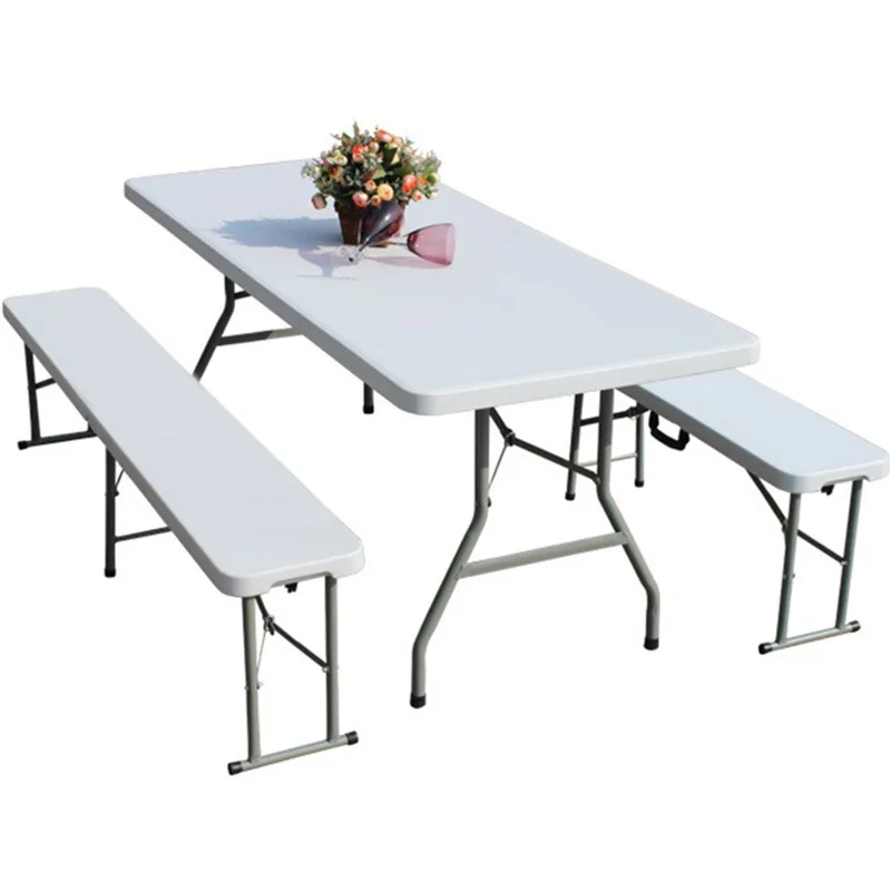 high quality rectangular multifunctional outdoor camping folding dining table suitcase  folding table