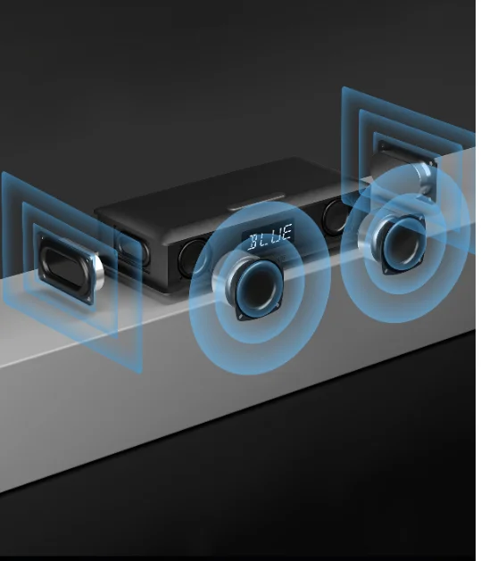 5.1  Surround Sound Home Theater System Cinematic Dolby Audio, Wireless Rear Speakers for Movies, Music ,Gaming