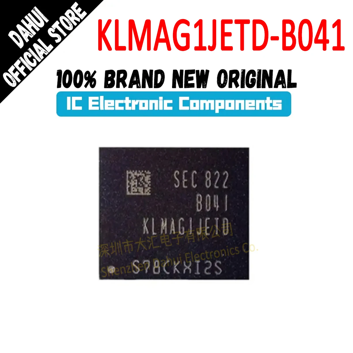 KLMAG1JETD-B041 KLMAG1JETD BGA-153 16GB EMMC 5.1 Version Memory Chip IC New Original