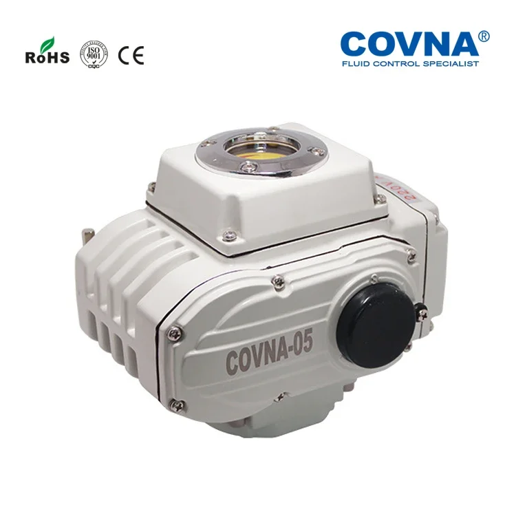 Intelligent Type Electric Actuator 90 Degree 12V 24V DC  Electric Rotary Actuator Motorized Valve Actuator