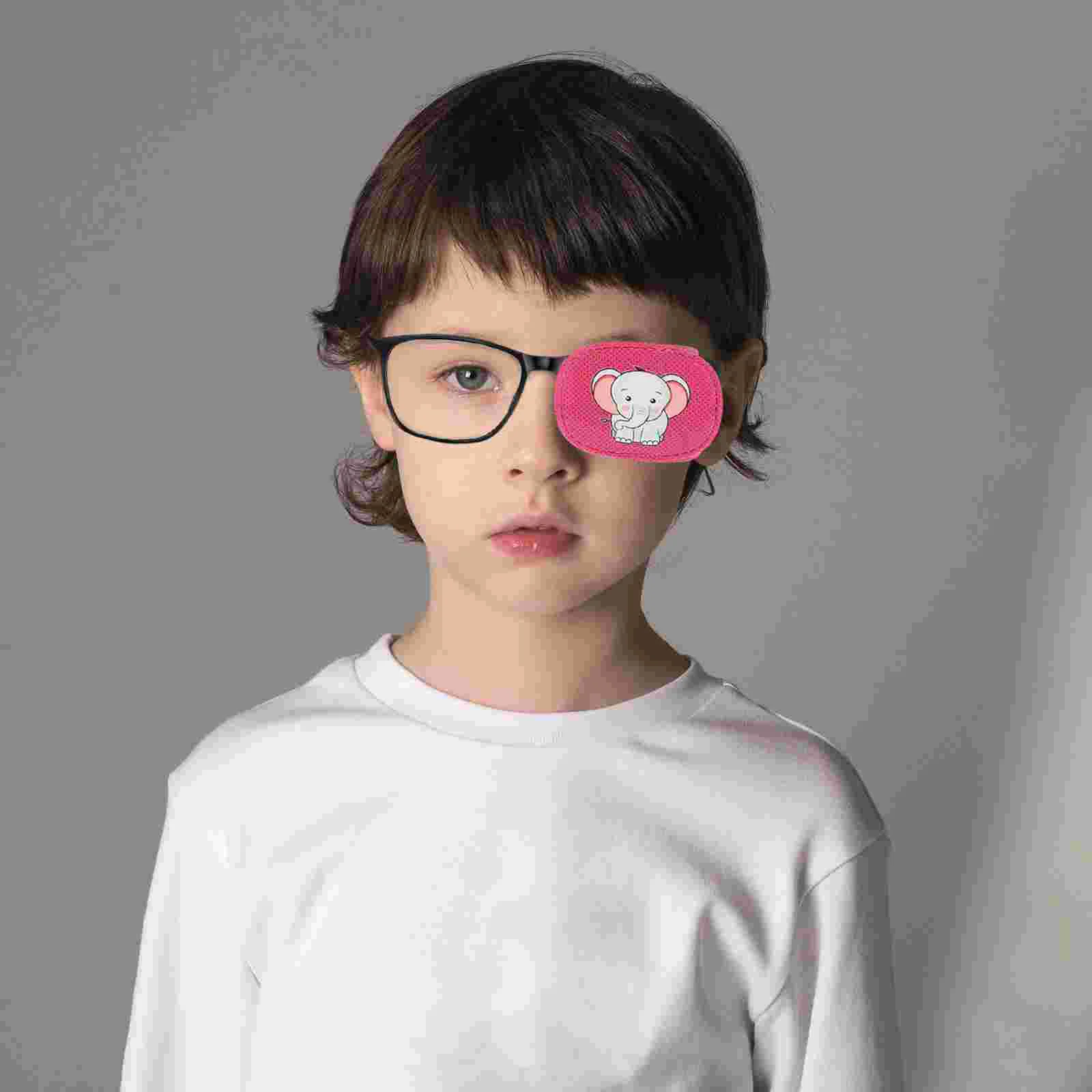 

6 Pcs Children's Amblyopia Goggles Eye Cover Strabismus Patch Blindfolds for Adults Patches Toddlers Mask Glasses