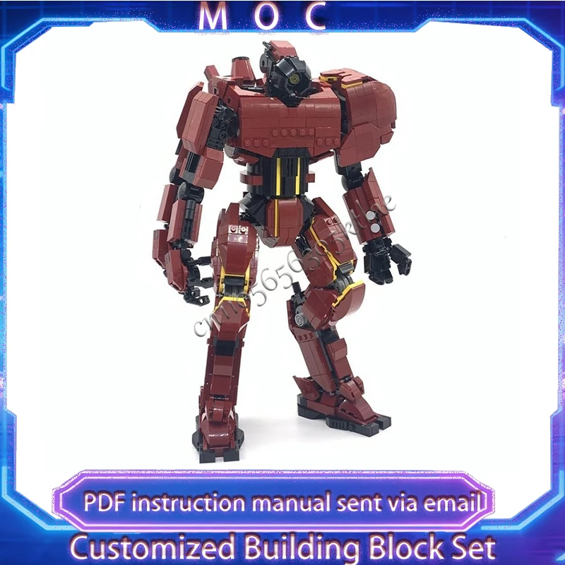 

1843 Pcs Moc Star Battle Movie General Crimson Typhoon Model Building Blocks Diy Assembly Bricks Toy For Children Christmas Gift