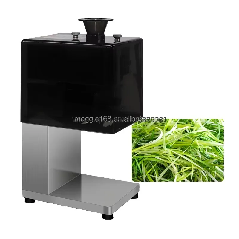

110v/220v 0.2kw Washable Japanese Vegetable Spring Onion Cutter Machine 4.5mm/3.5mm/2.3mm/1.8mm Scallion Slicer