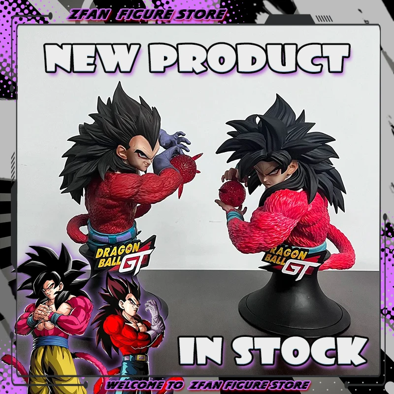 IN MAGAZZINO VF studio Dragon Ball GT Anime Figura Super Saiyan4 Son Goku Vegeta Busto Figurine Statua IN PVC Modello Da Collezione Regalo Giocattolo