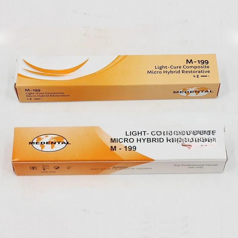 Dental Light Cured Composite Resin M-177/M-199 Porcelain Resin Anterior Posterior Teeth Oral Cavity Restoration Filling Material