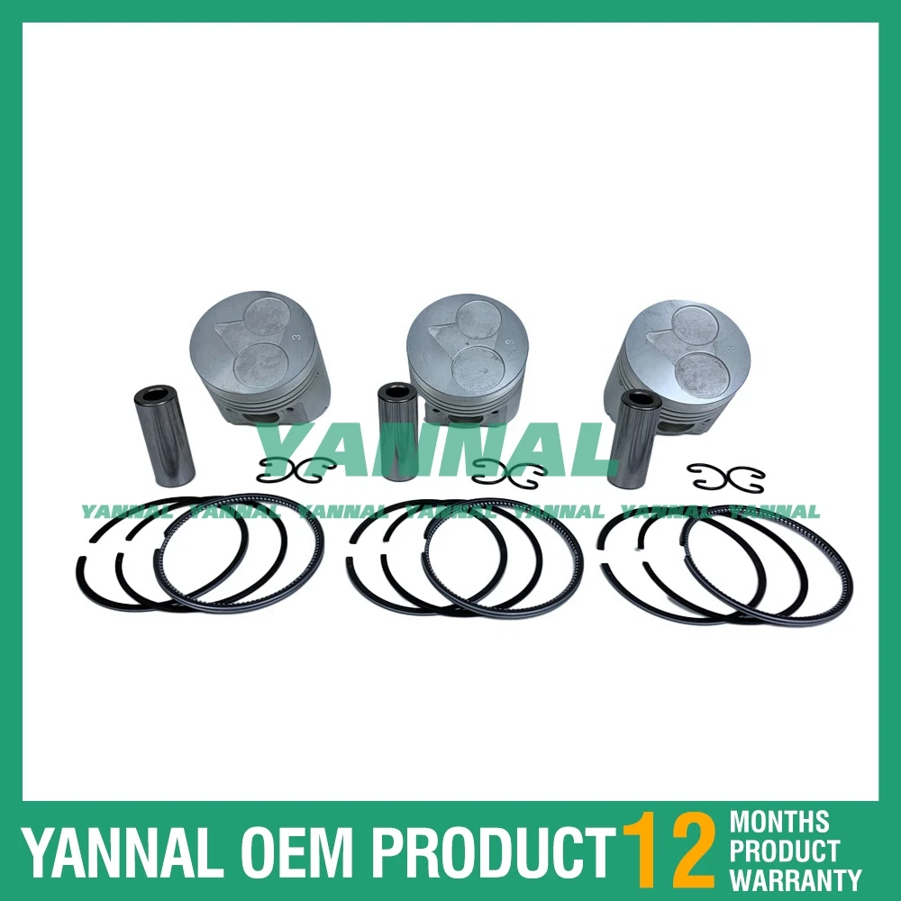 

Piston With Rings For Kubota D722 Engine 16853-21050 16851-21114 16851-21982