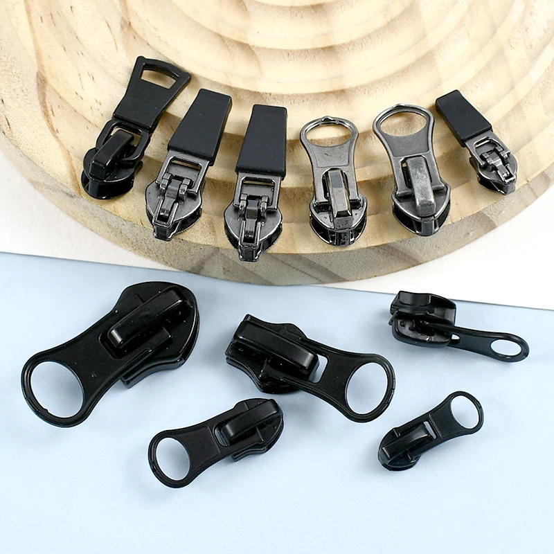10/20Pcs 3#5#8#10# Reversed Zipper Pull Head for Nylon Zippers Waterproof Zip Sliders Garment Tent DIY Zips Repair Accessories