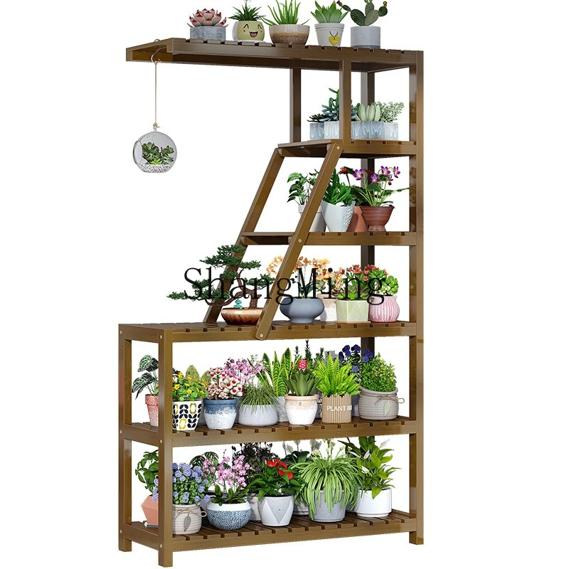 

ZYY indoor shelf, multi-layer hanging basket, potted plant display stand, floor-to-ceiling dill flower stand