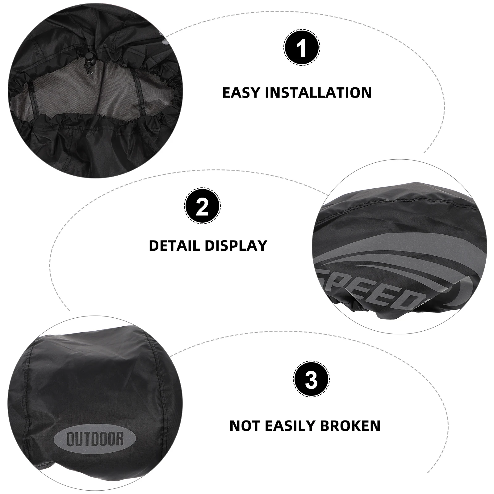 

Waterproof Bike Cover Reflective Bike Cycling Accessory Rainproof Dustproof Windproof Easy Clean Riding