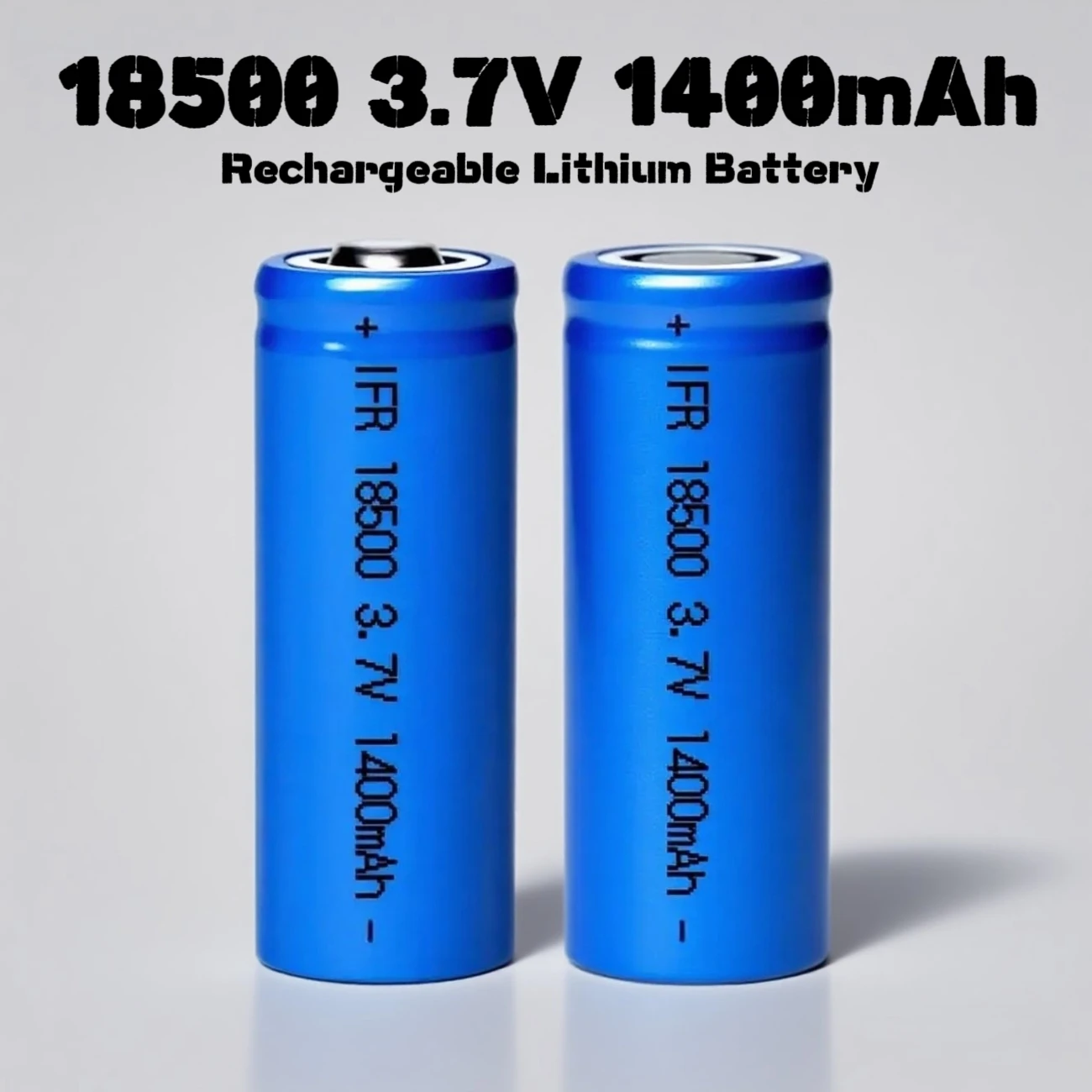 4 Uds 18500 3,7 V 1400mAh cargador de batería de litio recargable para linterna altavoz teléfono móvil cámara de vídeo herramientas eléctricas