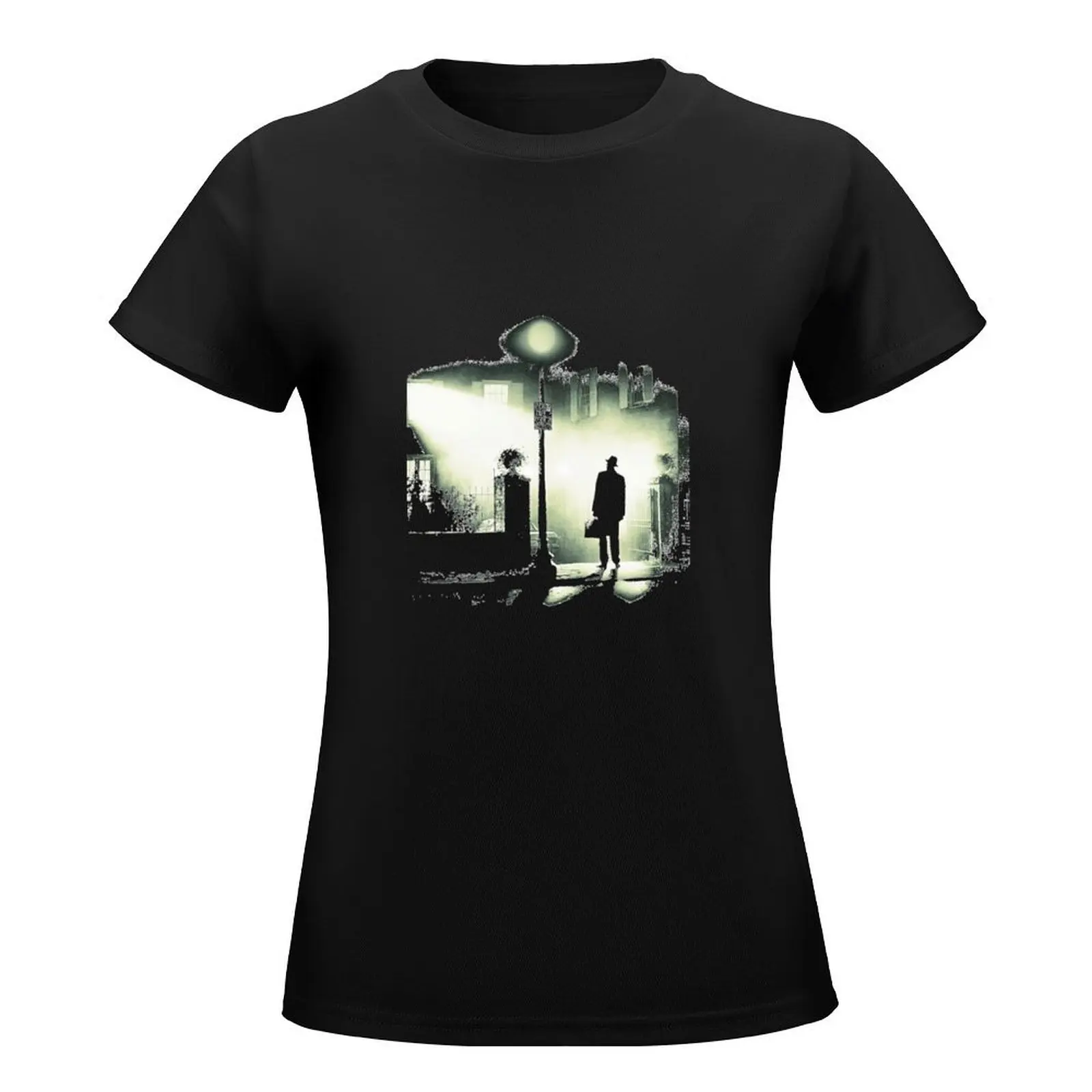 The Exorcist Arrival Scene Classic T-Shirt cute tops blacks funnys cute t-shirts for Women