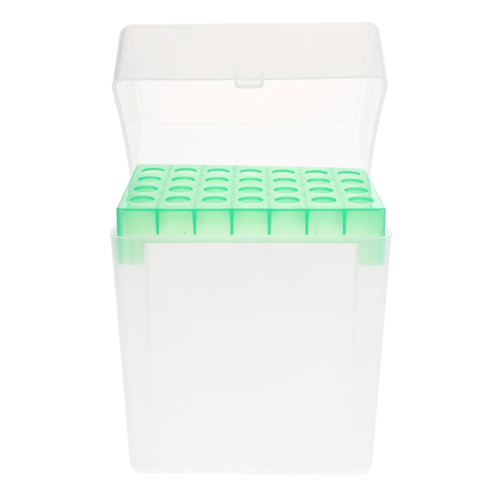 

28-Hole Sample Tube Storage Box Laboratory Test Tube Holder Vial Container Secure Lid Vial Holder Storage Box
