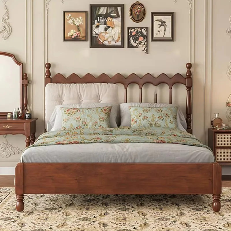 

Headboard Decoration Double Bed Frame Comforter Single King Size Bed Full Size Bases Bedframe Lit 2 Personnes Home Furniture