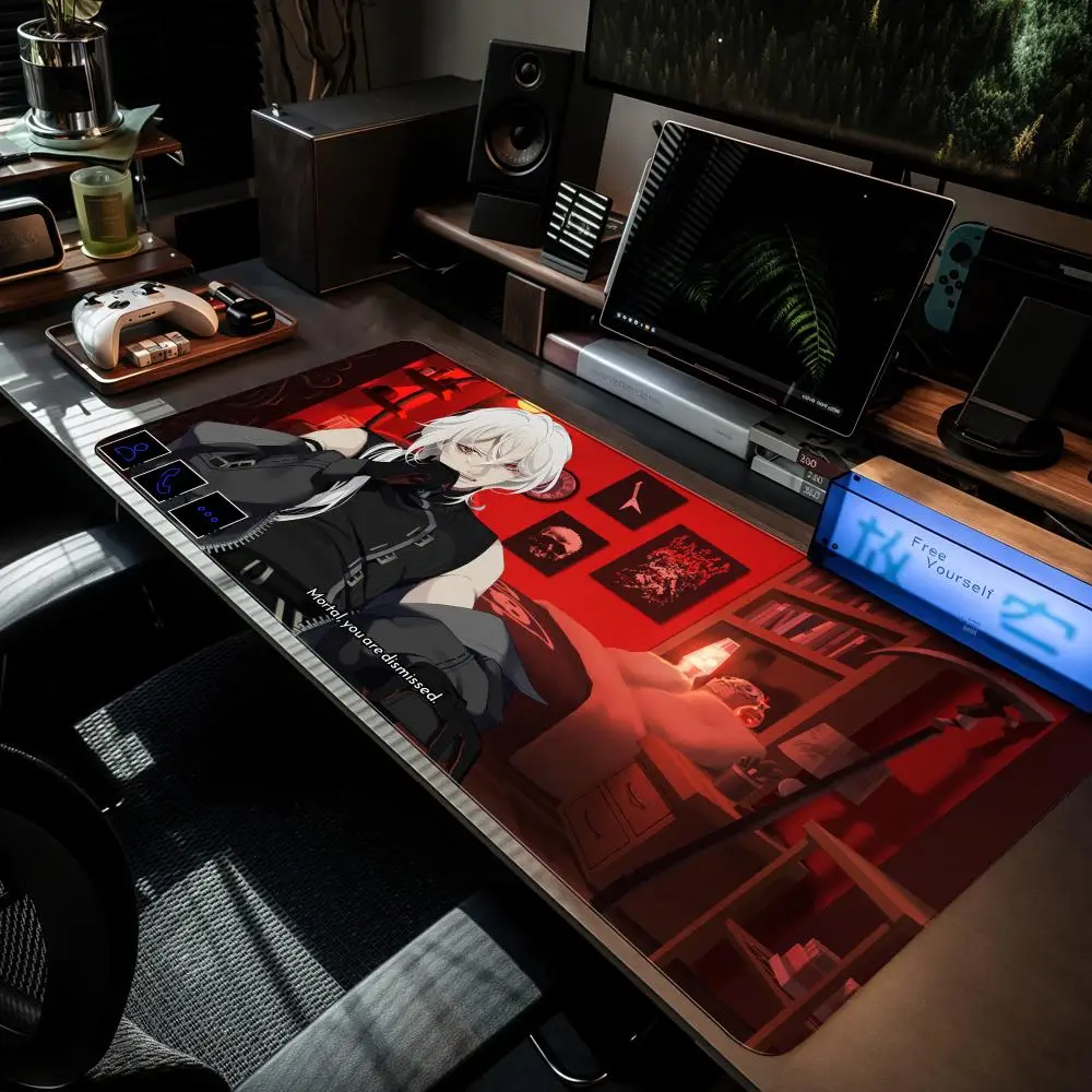 A D-Date with Death Game Mouse Pad XXL Computer Accessories Large Keyboard Laptop Table Pad The New Product Gamer Gaming
