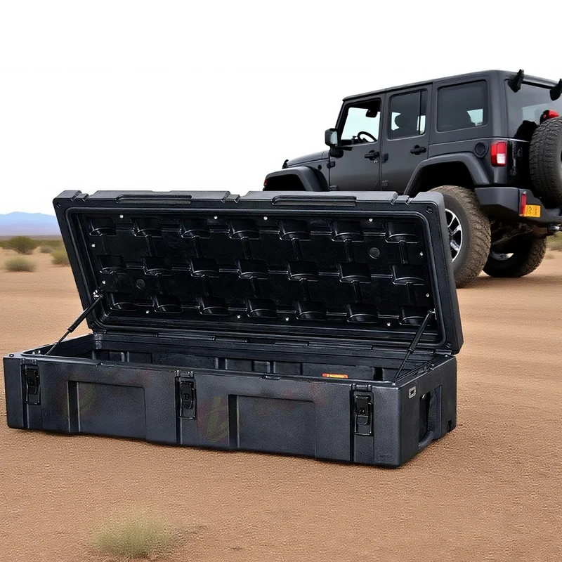 118L Rotomolded Car Rooftop Vehicle Hard Rugged Cargo Box Waterproof Tool Case
