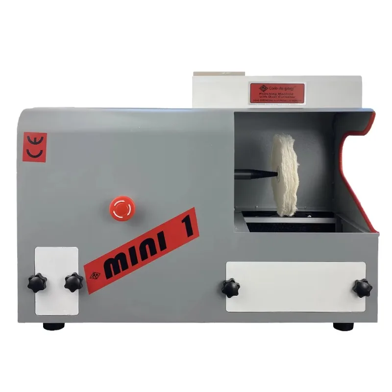 

2800RPM DM-2 Mini Bench Polisher Grinder Machine Benchtop Rotary Cloth Wheel Jewelry Polishing Machine with Dust Collector