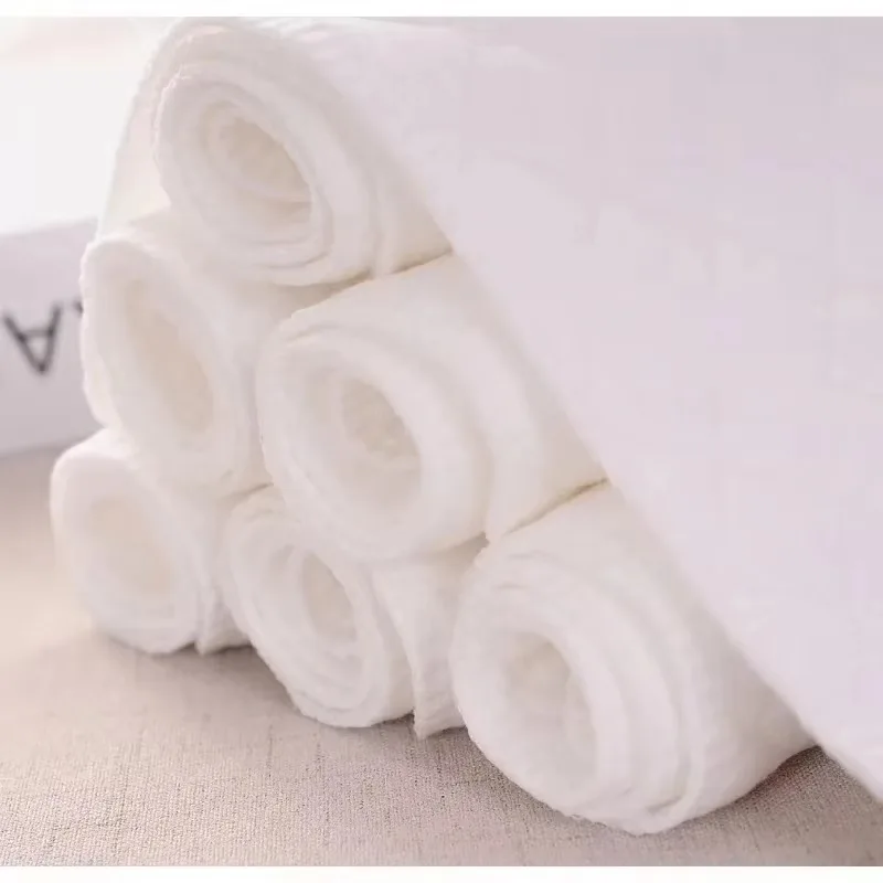 2Pcs/5Pcs Baby Reusable Diaper Washable Ecological Cotton Diapers 3/6-layer Cloth Nappies for Children Breathable Absorbent