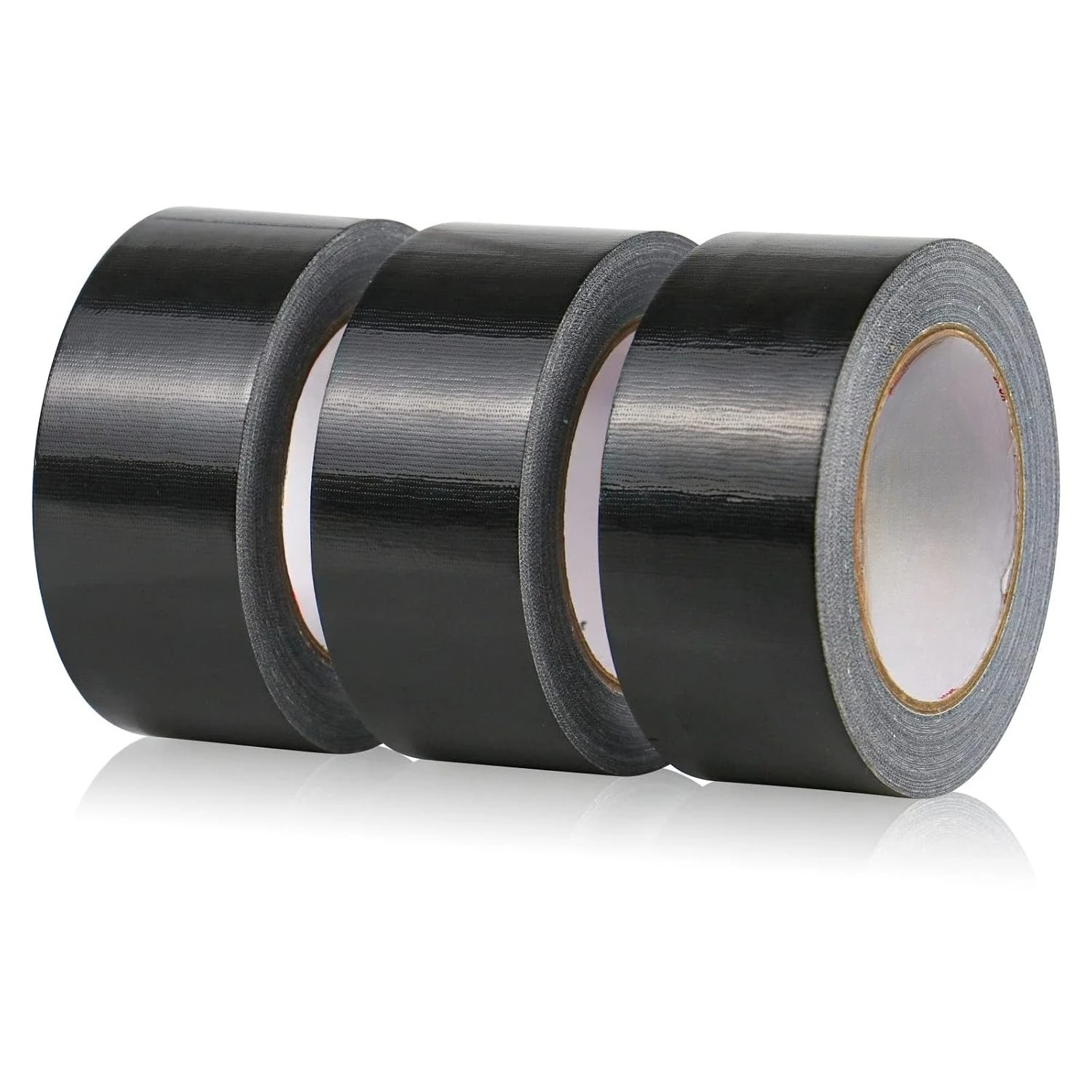 Heavy Duty Black Duct Tape – Strong, Flexible, No Residue, All-Weather, Tear by Hand – for Repairs & Industrial Use