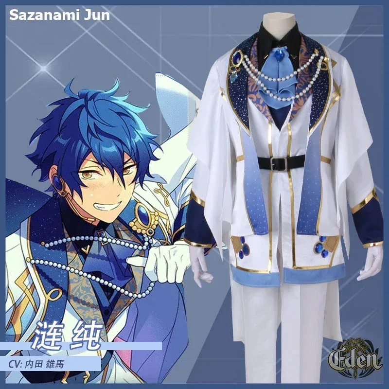 QQ681Ensemble Stars Eden Deep Eclipse Ran Nagisa/ Tomoe Hiyori/ Saegusa Ibara/ Sazanami Jun بدلة ألعاب موحدة أزياء تنكرية