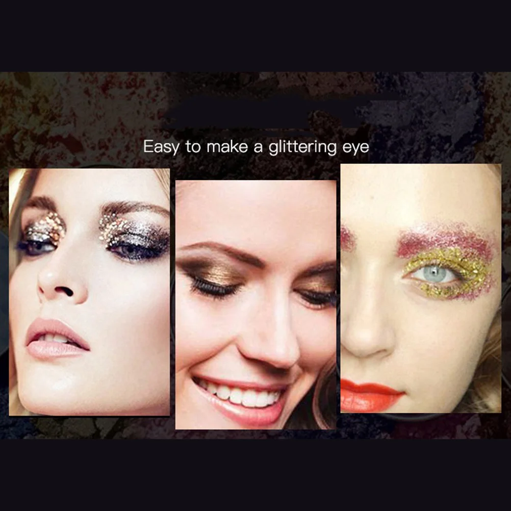 

12 Boxes Eye Shadow Powder Mixed Colors Professional Glitter Loose Pearl Makeup Pigment Stage