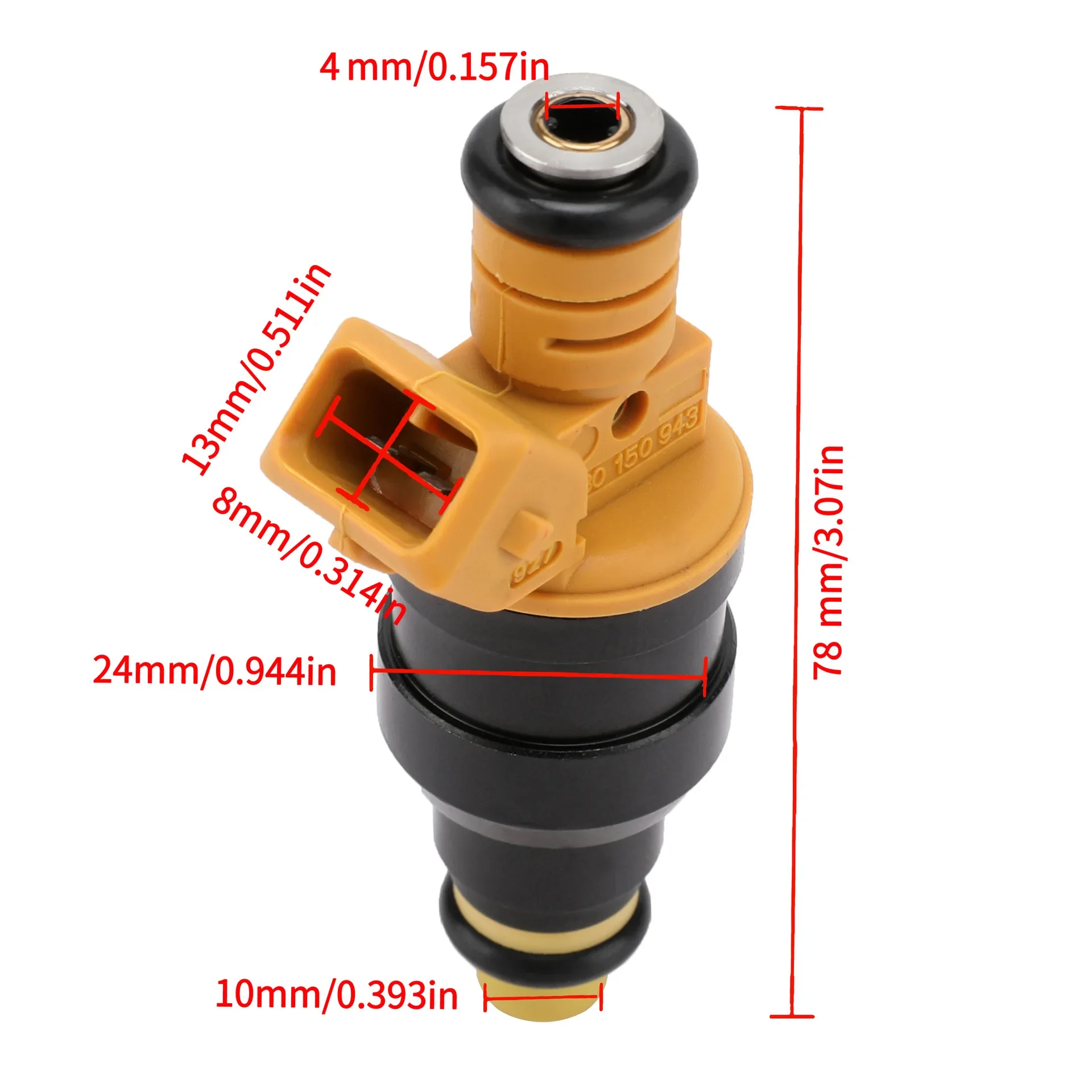 8Pcs Fuel Injector Nozzle For Ford 4.6 5.0 5.4 5.8 0280150943 0280150939 0280150909 0280150556 0280150718