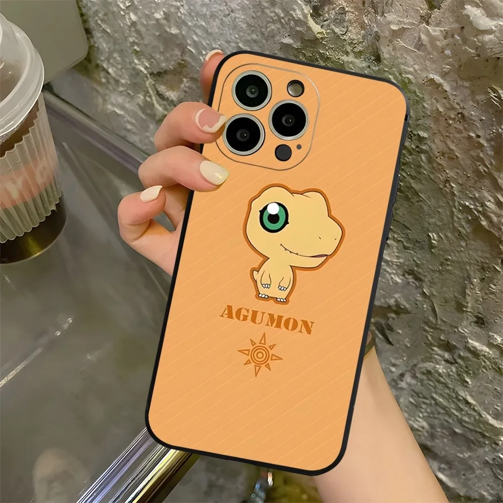 Cartoon Digimon Phone Case for iphone 13 11 15ProMax 14 12 Pro Xs Max Mini Xr X 7 8 6 6s Plus Shell Coque