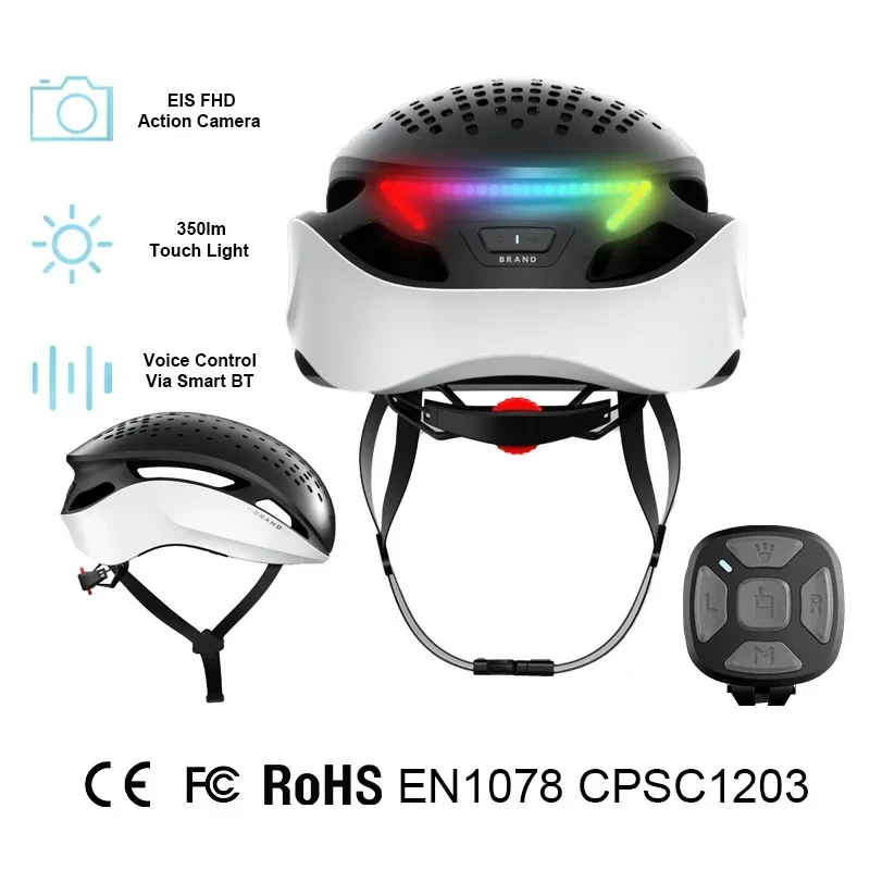 Ebike Bike Helmet Camera Men Cycling Speed Mtb Met Sports Helmets Man Cycling For Girls Women's Turn Helmet Light Helmat Route