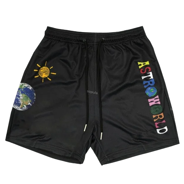 

Fashion Pattern Retro Trend Shorts Breathable Basketball Men Shorts Loose Sports Training Fitness Gym Fashion Quick-dry Shorts