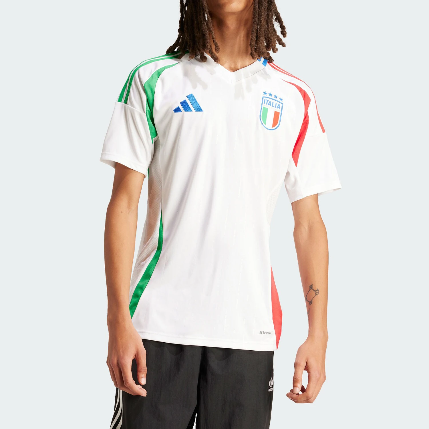 

Adidas Authentic FIGC A JSY Men's Football Sports Short Sleeve Jersey IN0656