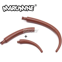 Marumine 20PCS Nose Tail Root Trunk Midsection Blocks Accessories 40378 40379 DIY Educational Assembles compatible Building Toy
