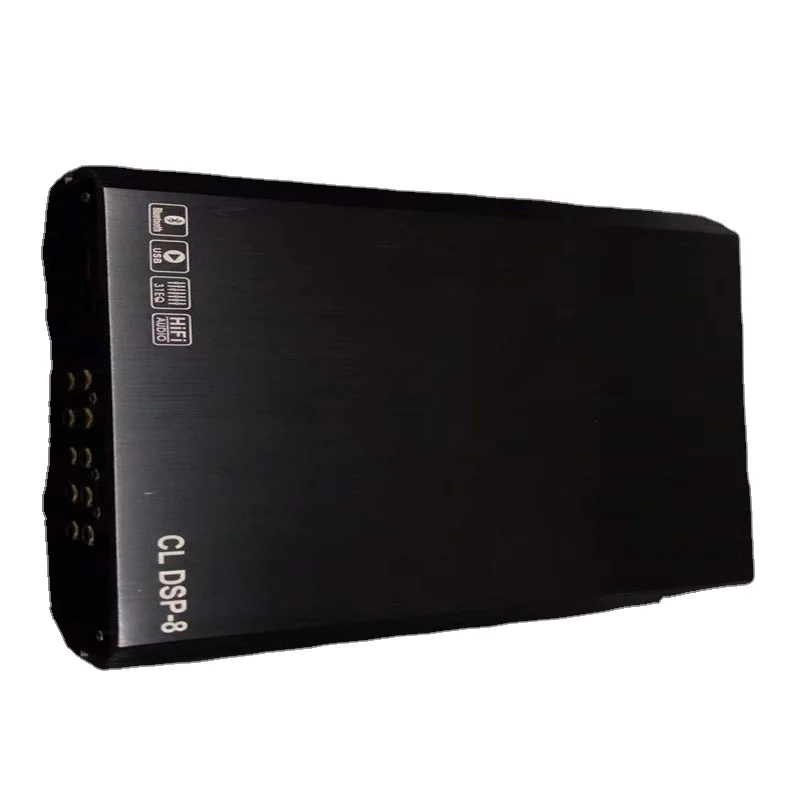 8-Channel Car Audio DSP Amplifier Class AB Car Equalizer with Mono Features